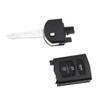 YINETTECH Key Case with 2 Buttons, Compatible with Mazda 2/3/6/RX8/MX5