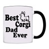 Corgi Dad Mug-0081-Black