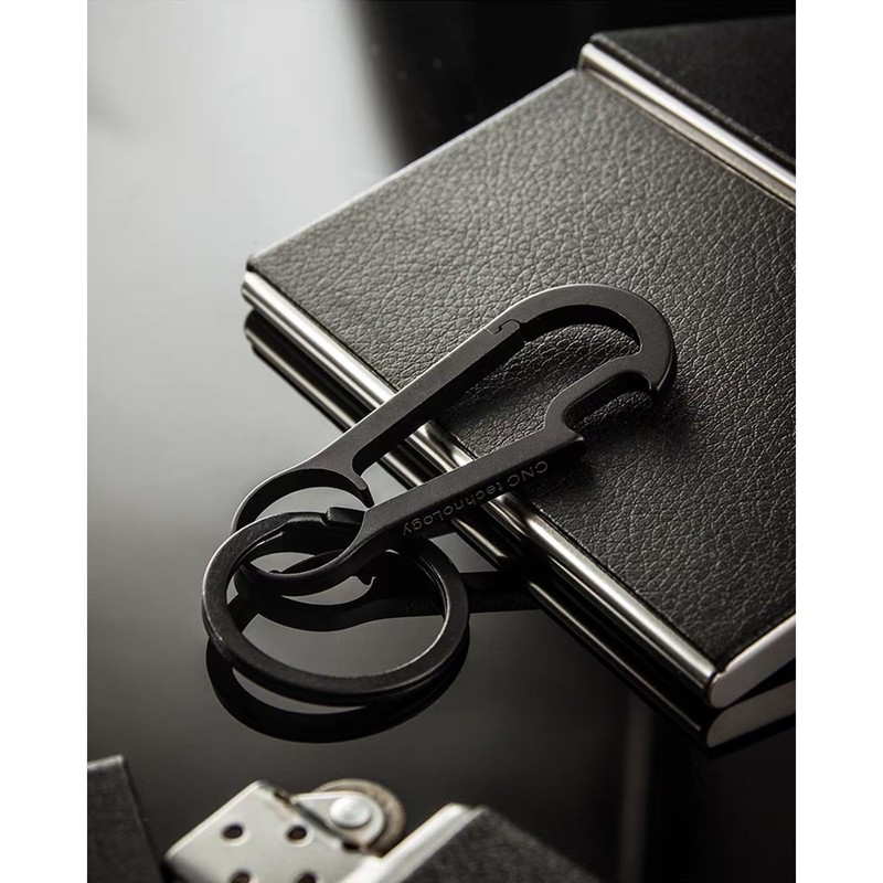 Keychain Bottle Opener, Carabiner Key Chain Clip Hook with Key