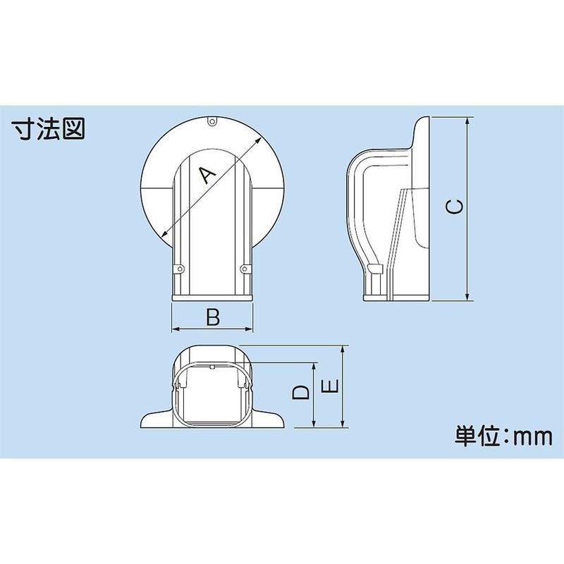 Inaba Denko SWM-77-G Decorative Pipe Cover Wall Corner for Air