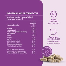 Cetonas De Franbuesa, Bhb, Vitamina C, Jengibre, Vinagre Manzana 30 Cápsulas Suplemento Keto Lifeed Vitaminas Para Hombre Y Mujer