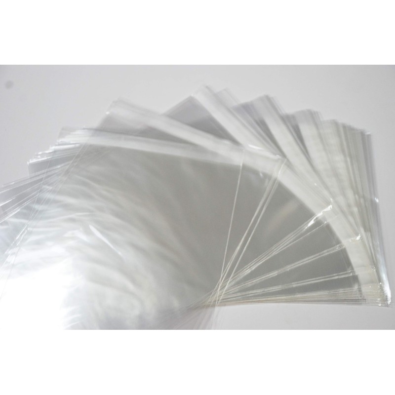 Craft UK 6x6 Poly 50 Pack, Card, Cello Bags