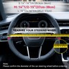 Boho Steering Wheel Cover Elastic Microfiber for Women, Universal Fit