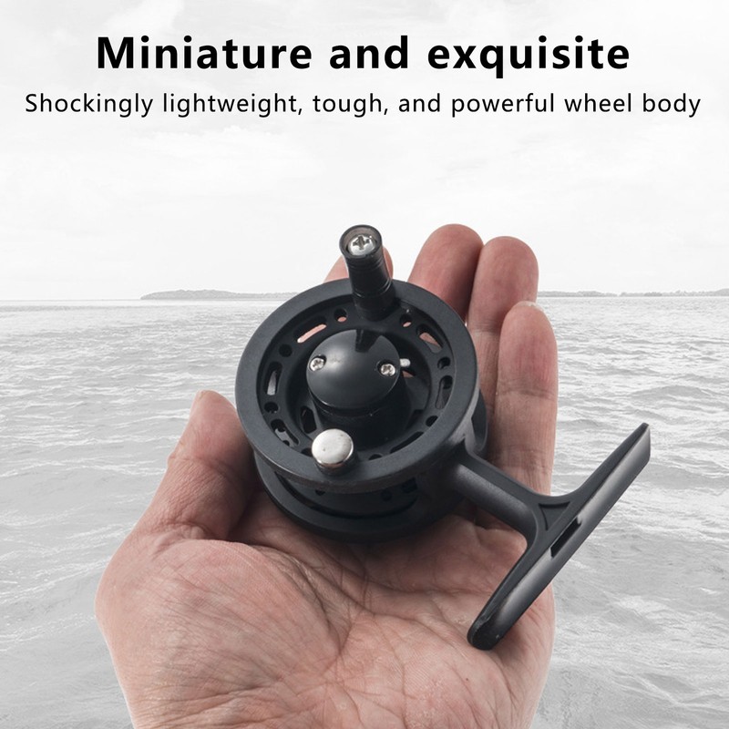 Fish Reel Front Wheel Metal for IceFishing Fly Fishing Right