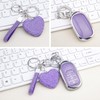 Vicoca for Honda key fob cover with Diamond Heart Keychain,