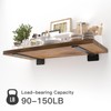LEOPO Adjustable T Shelf Brackets Extensible 10/12/14 Inch 6-Pack ,1/5''