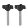 HARFINGTON 2pcs Star Clamping Knobs M8 x 50mm Metric Male