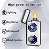 TIKIUKI Electric Lighter,Type-C Arc Lighters Rechargeable,Windproof Lighter,Plasma Lighters Rechargeable with