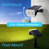 Consciot Solar Spot Lights Outdoor Waterproof, 24 LED Dusk-to-Dawn Solar