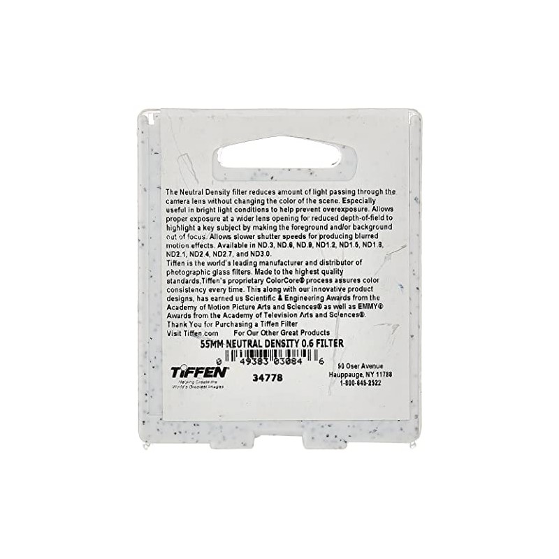 Tiffen 55mm Neutral Density 0.6 Filter