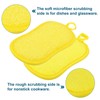 sourcing map Multipurpose Kitchen Dish Sponge Scrubber, 5 Pcs Non