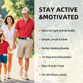 Pedometer Walking Simple 3D Step Counter with Clip and Lanyard, Activities Fitness Tracker Without Smartphone, Accurate Step Tracker for Women, Men, Seniors