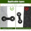 100Pcs Shade Cloth Heavy Duty Lock Grip Plastic Clips for