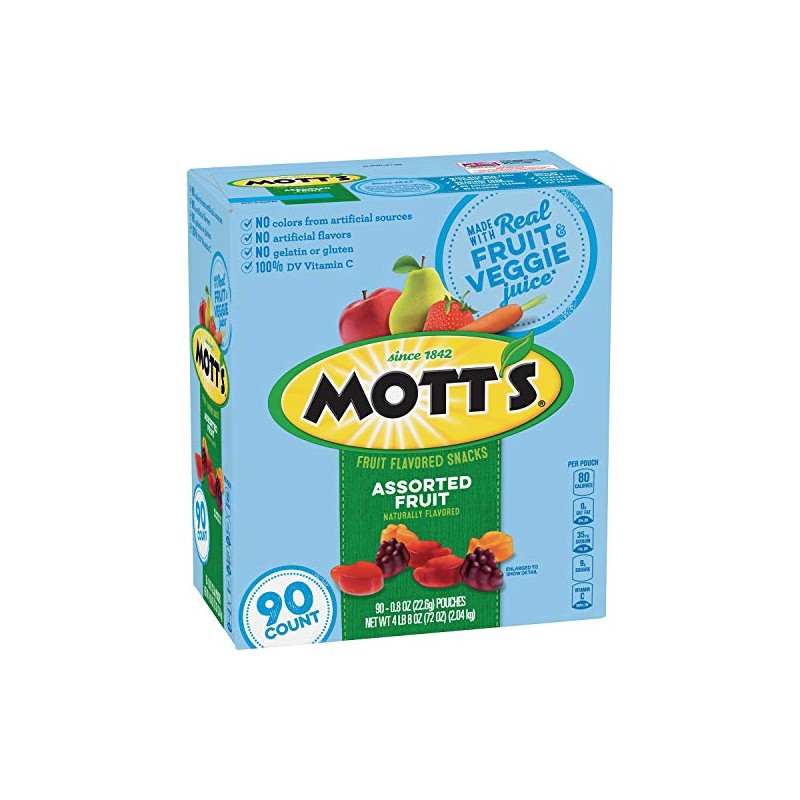 Mott's Medley Assorted Fruit Snacks (0.8 Oz., 90 ct.) Net