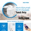 Neutron Akıllı Wi-fi Destekli 16a Akım Korumalı Tekli Priz -