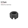 DTGN M20x1.5mm(DxP) Slotted Hex Castle Nuts - 5Pack - Good