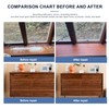 TIANLDD 27 FT Wood Grain Wallpaper Border, Removable Waterproof Mirror