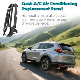 Muyesm Dash A/C Air Conditioning Replacement Panel Installation Mount Trim Automatic and Manual Air A/C Kit Compatible with Honda CR-V CRV 2007,2008,2009,2010,2011 AC Bezel (Auto A/C)