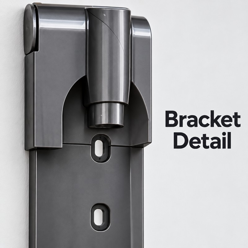 Wall-Mounted Vacuum Storage Bracket for Select V7/V8 Models – Iron