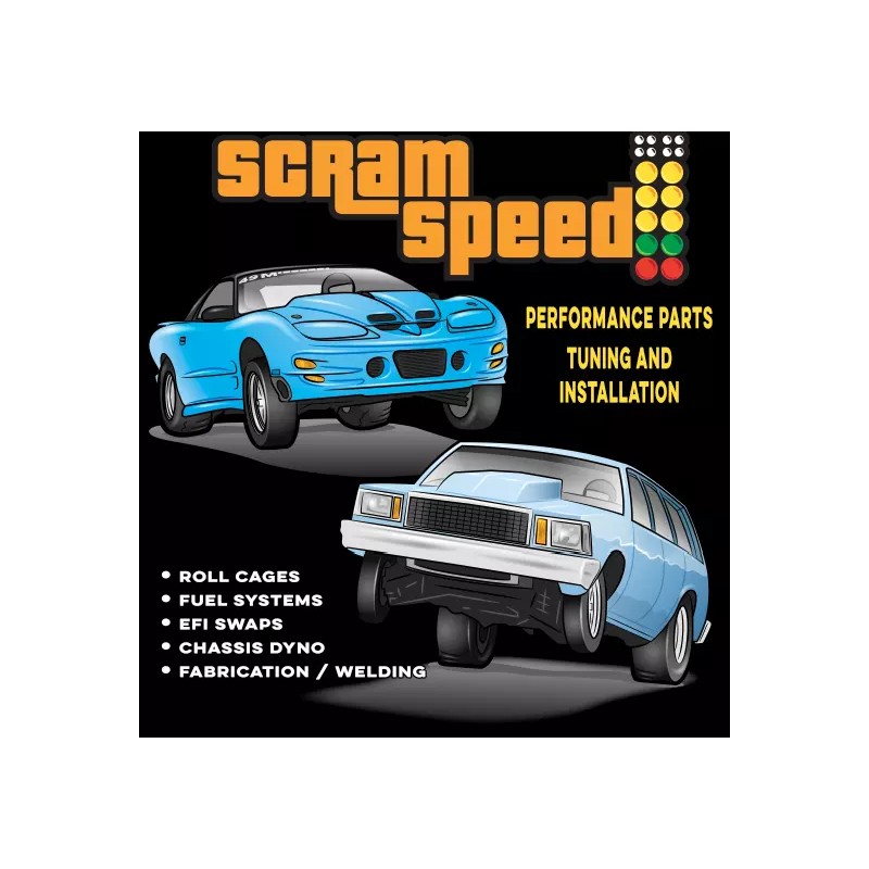 Scram Speed LSX -10 AN PCV valve cover fitting for