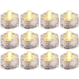 Tea Light Pure LED Lamp Mood Light Wedding Party Lounge Waterproof Ø 3 cm