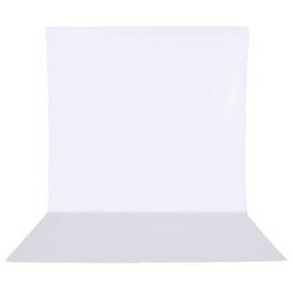 Hemmotop Background Cloth White Photography Background 59.1 x 78.7 inches (150 x 200cm) Screen Cloth White Cloth Background Paper Professional Photography Studio Background Screen Sheet Folding Back Paper Cloth for Shooting and Video Polyester 4.9 x 6.6 