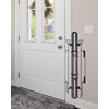 Portable Foldable Pet Gate for Front Doors - Durable Retractable
