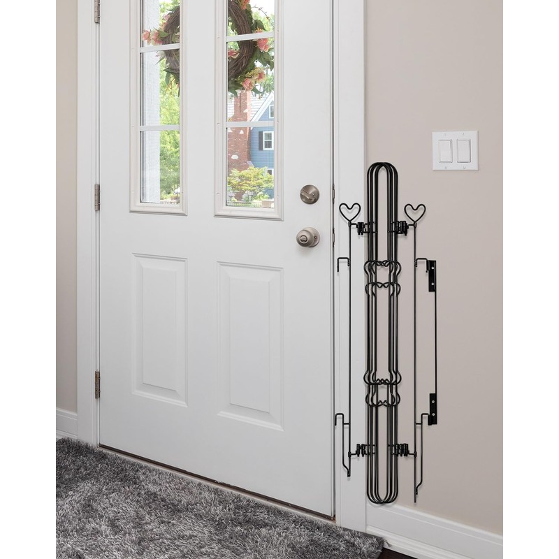 Portable Foldable Pet Gate for Front Doors - Durable Retractable