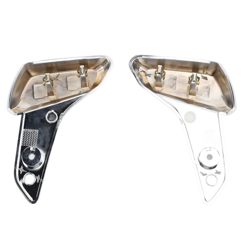 1 Pair Motorcycle Rear Foot Rest Electroplated Plastic Passenger Foot