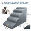 Mestuel Dogs Stairs for High Bed, 23in Foam Dog Stairs