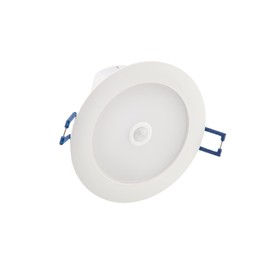 HUBER LED Downlight [6 W 900 lm] with PIR Motion Sensor Flush-Mounted Motion Sensor Recessed Spotlight with Motion Sensor