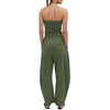 LAMISSCHE Womens Casual Strapless Jumpsuits off the Shoulder Summer Rompers