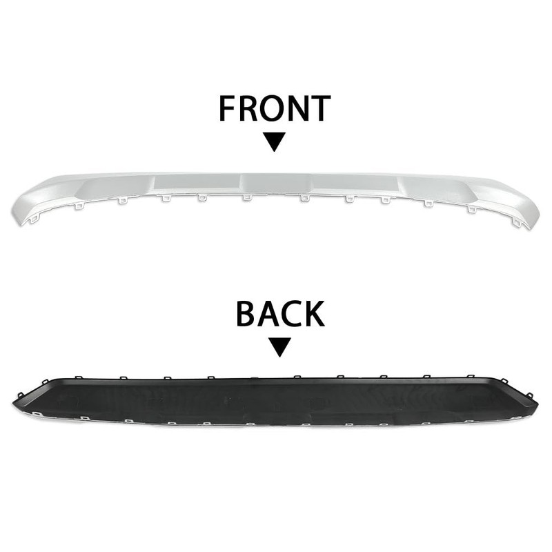 G-PLUS Rear Bumper Guard Lower Valance Panel Cover Sliver Compatible