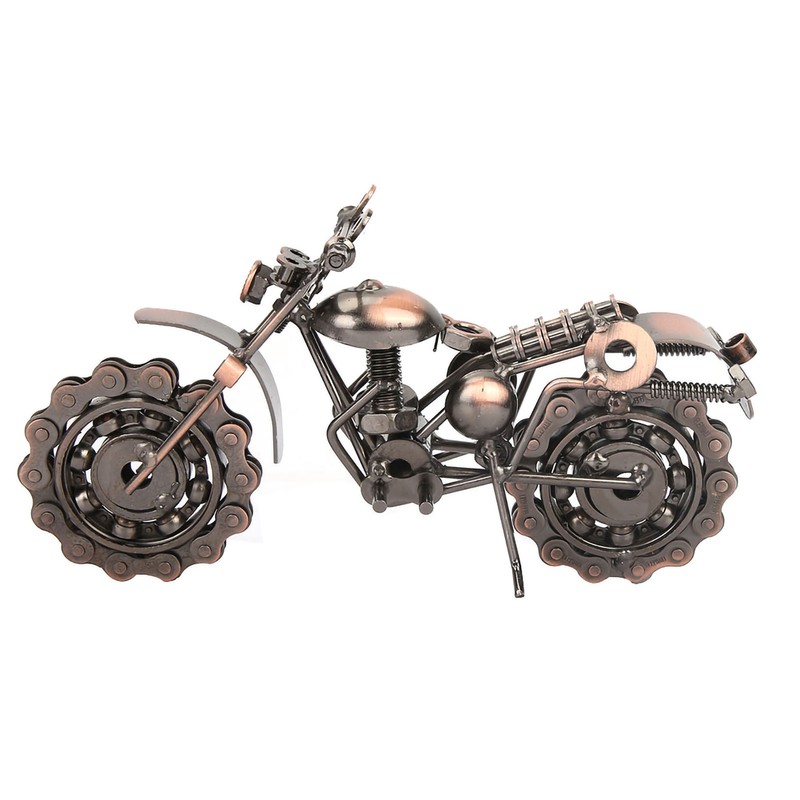 Motorcycle Model Metal Motorcycle Collection Ornaments Birthday Gift Office Home