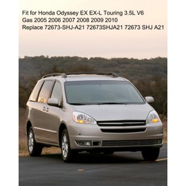 72673-SHJ-A21 Right Side Power Sliding Door Cable Assembly Kit Replace 72673SHJA21 Fit for Honda Odyssey 3.5L(3471CC) SOHC V6 Engine 2005-2010, Passenger Side Electric Sliding Door Cable Kit