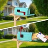 Merear Mailbox Flag Replacement Kit, Galvanized Steel Flag for Mailbox,
