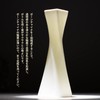 Umlaca Vase Pottery, White, Flower Base, White, Single Vase, Pottery,