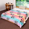 WMBLKT Cute Panda Blanket, Warm and Plush Rainbow Throw, Great