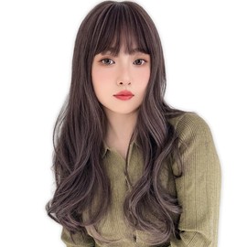 BrightLala hf1978-FP Wig, Long, Full Wig, Natural, Semi-Long Wig, Wave, Gradation