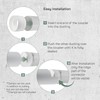 Vent Systems 4" Inch - in-line Air Vent Duct Coupler