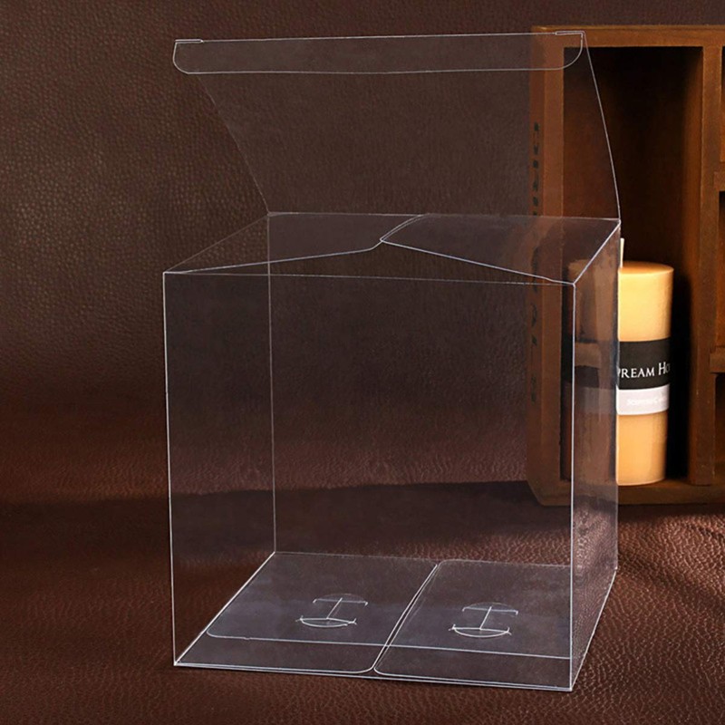 Transparent Packaging Box Set: 100 Pieces Transparent Gift Boxes Macaron