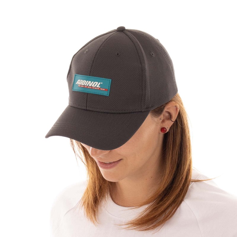 ADDINOL Baseball cap, black with green Addinol lettering embroidered