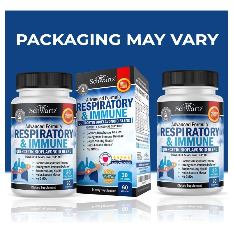 Bioschwartz Respiratory Immune Support Capsules 60 Caaps Sabor Sin Sabor
