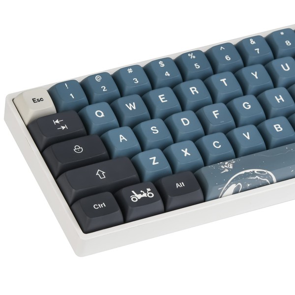 SOLIDEE 83 Keys Apollo PBT Custom Keycaps, PBT Keycaps XDA