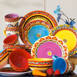 Euro Ceramica Galicia 16 Piece Dinnerware Set