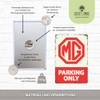 LUCKYLINDE Retro Tin Sign Suitable for MG Oldtimer Fans and
