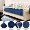 TIANSHU Velvet Stretch Cushion Cover, Sofa Cushion Protective Cover, Furniture