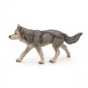 Papo Wild Animal Kingdom Figure, Grey Wolf