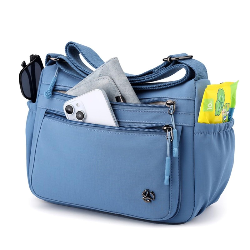 JIANLINST Women's Mini Shoulder Bag, Nylon, Waterproof, Wallet, Cross-body, Small,