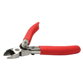 The Beadsmith Heavy Duty Cutter – 6.5 inches (165mm) – Hardened Steel Blades – Red Comfort Grip Handle with Safety Lock – Tool for Jewelry Making, Electronics and Micro Mechanics
